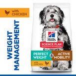 Hill's Science Plan Perfect Weight & Active Mobility Medium Adult Chicken Dry Dog Food - 12kg_0